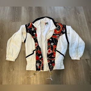 Vintage 1980s EVR Div Rousso Nautical Windbreaker Women’s Size Small